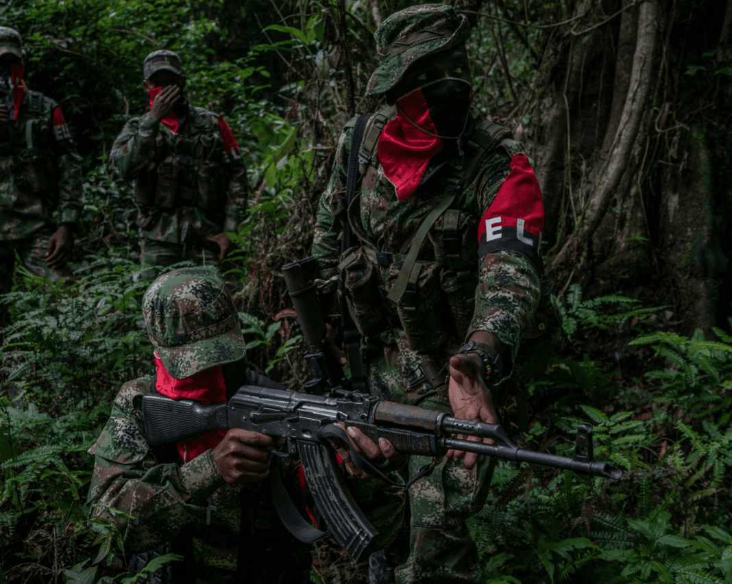 ELN members in the jungle