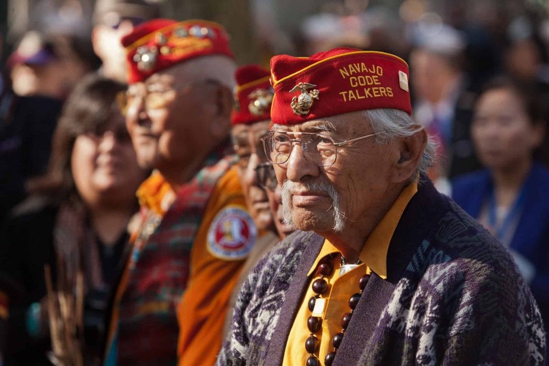 Native American WW2 Veteran part of the Navaho Code Talker
