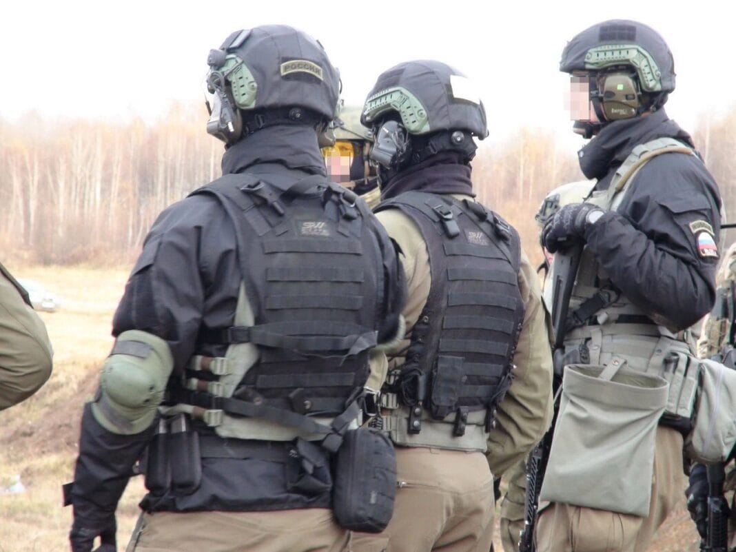 Zaslon officers during an exercise