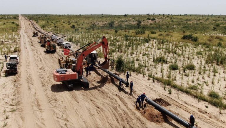 CNPC's Niger-to-Benin pipeline started getting built on the Benin side