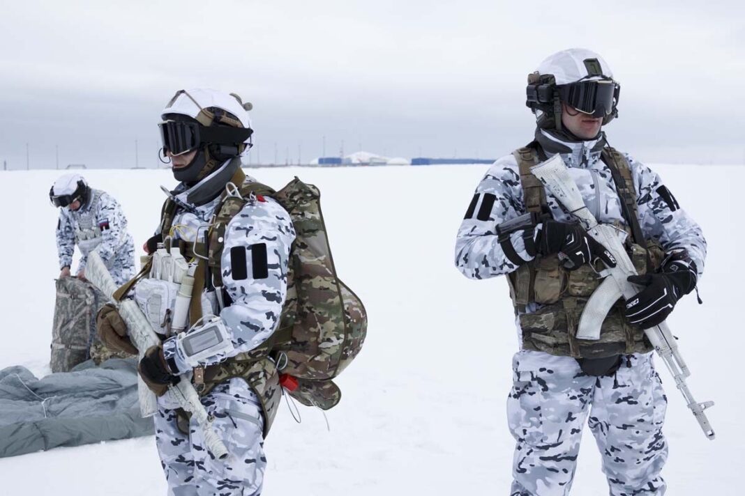 Russian Vympel operators in the arctic
