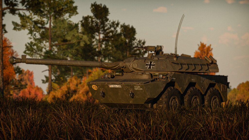 War Thunder features dozens of experimental vehicles that did not see service, such as the Radkampfwagen 90 pictured above. 