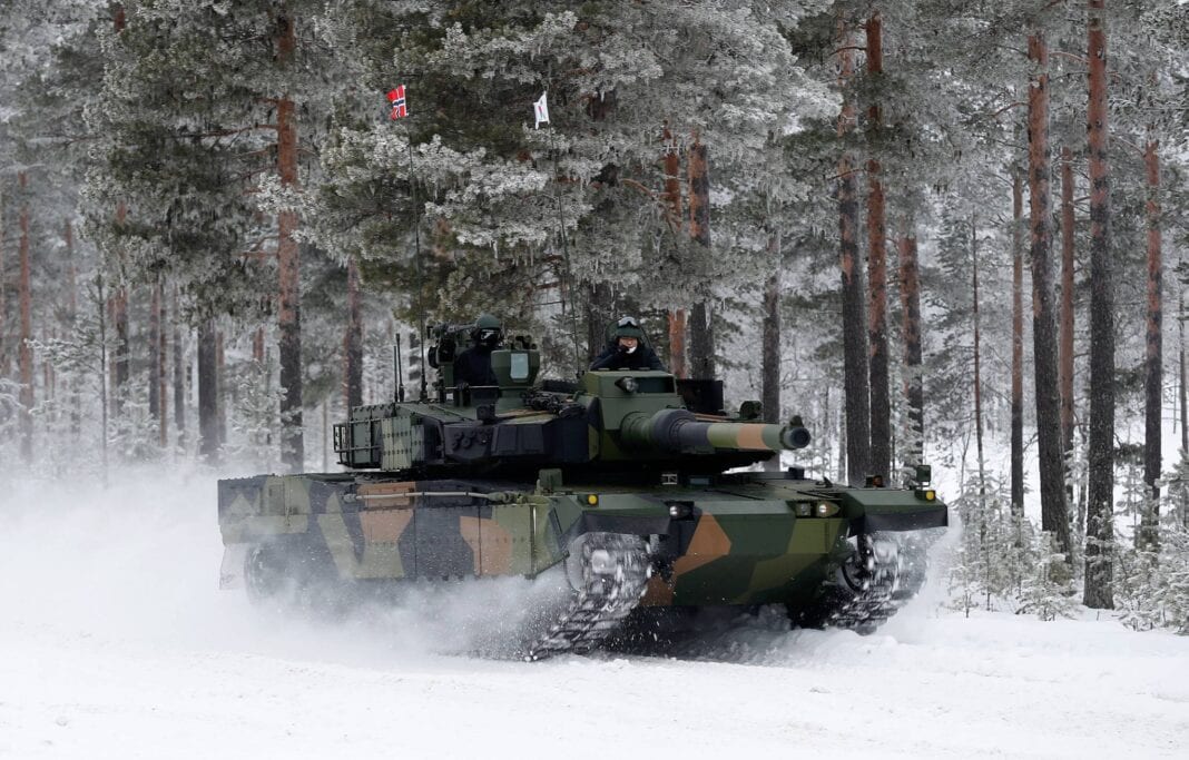 Korean K2 Tank testing in Norway