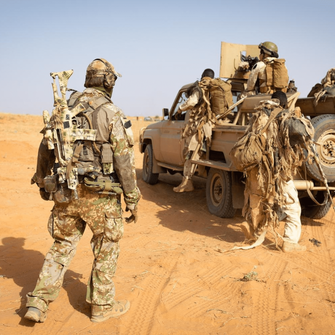 KSM operator training with Nigerien snipers in Niger