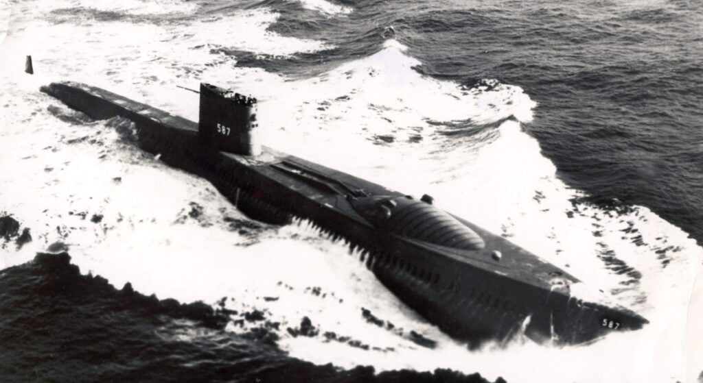 The USS Halibut, which tapped northern Pacific Soviet undersea cables in 1971. The Halibut was crucial in providing another avenue of cable interception, a key function of the UKUSA surveillance system.