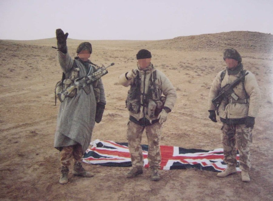 British SAS during Operation Desert Storm, dressed in Arab clothes. Special forces conducted essential electronic warfare during the campaign.
