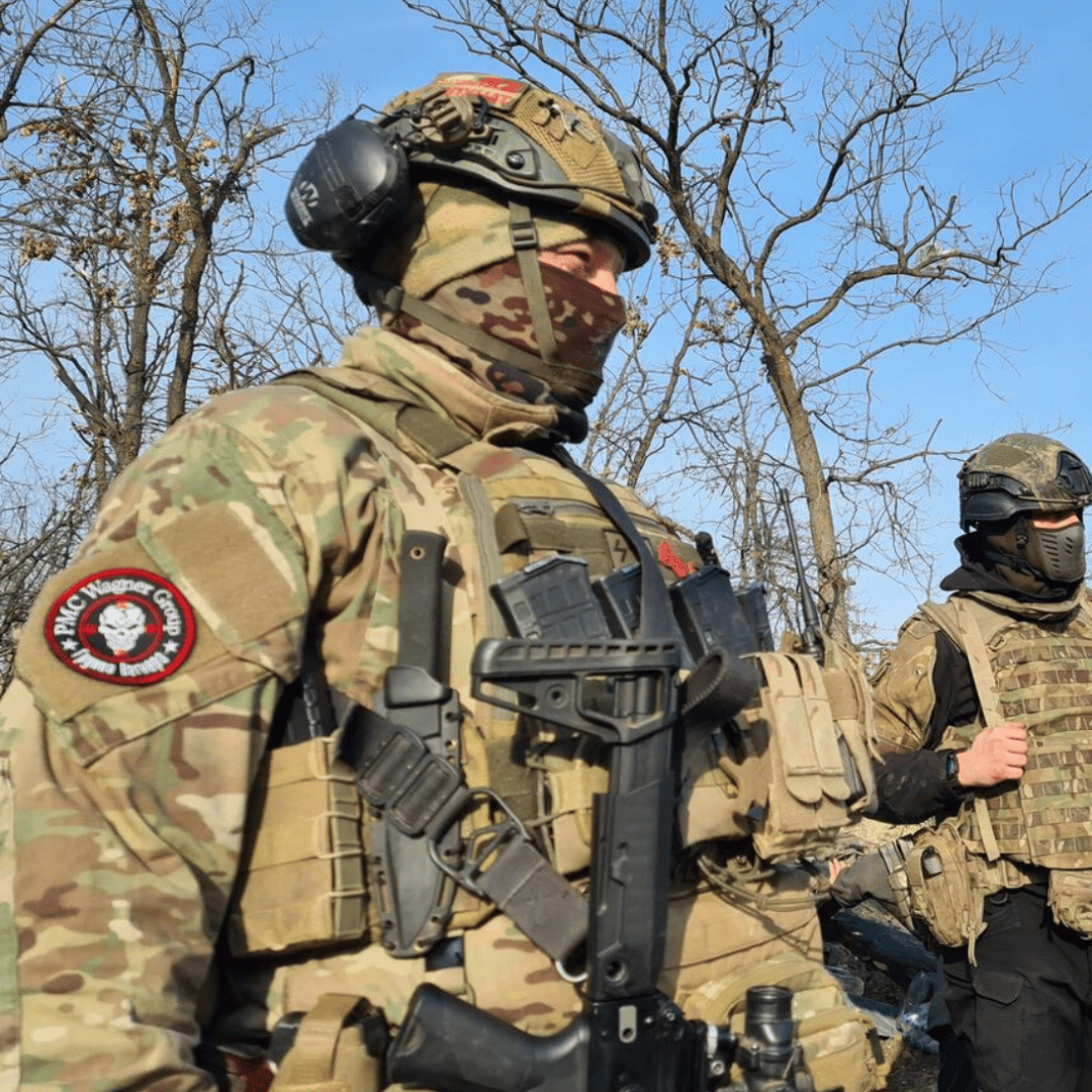Wagner PMC fighters in Ukraine