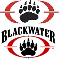 The original Blackwater USA logo on the top, 2007 logo below
