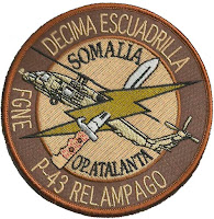 FGNE patch color arid from Operation Atalanta in Somalia. 