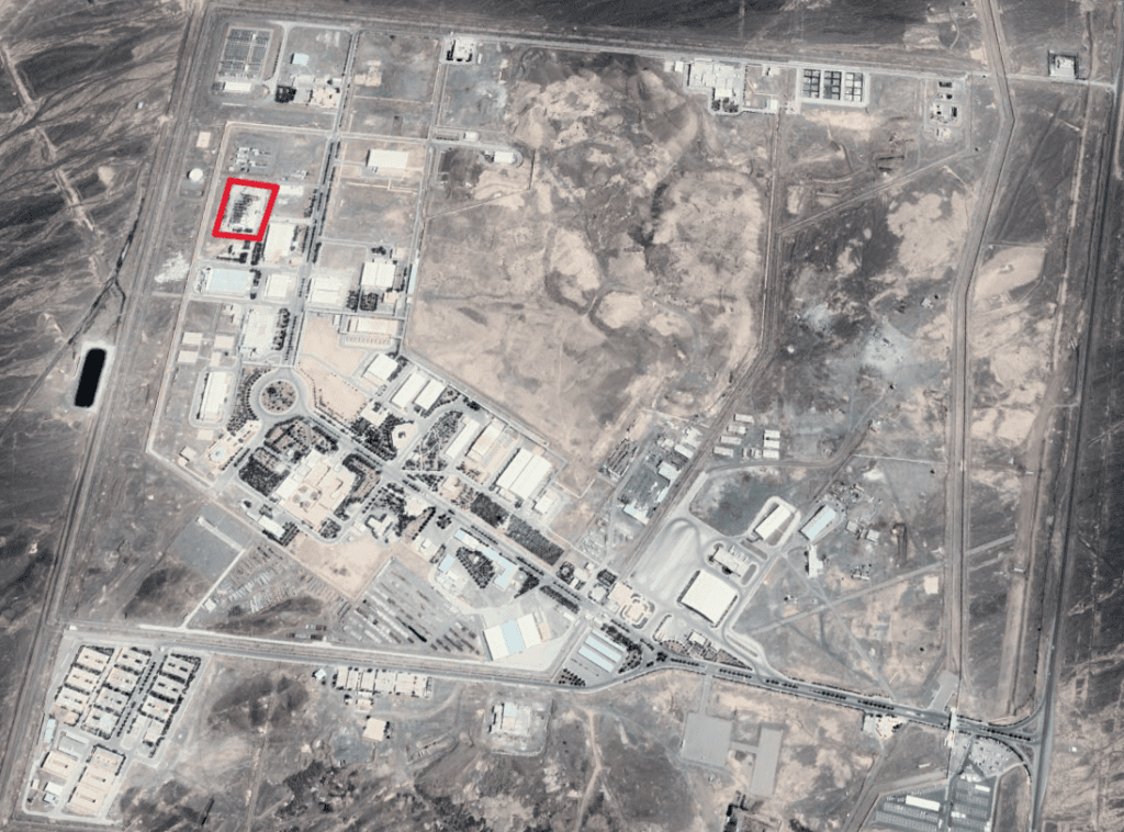 The Natanz Nuclear Plant has been the subject of numerous attempts by foreign powers to stop Iran's nuclear ambitions; most recently, this included the partial physical destruction of the centrifuge assembly complex, outlined in red. This same facility was attacked in 2010 during the Stuxnet attack. Attribution is still being debated, though many point to an Israeli cyberattack. The ambiguity surrounding this is a example of the issues that arise with fifth-generation warfare.