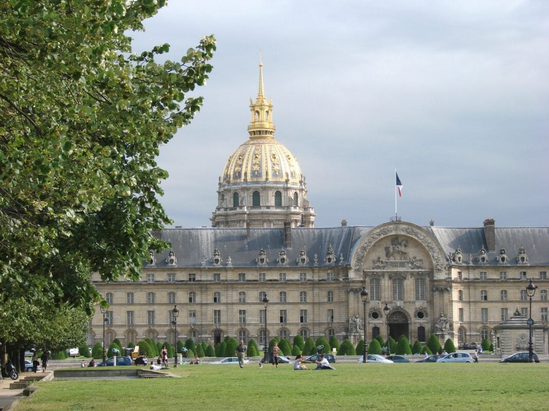 A photo of the Hôtel des Invalides where the SGDSN is located, part of France's Intelligence Community