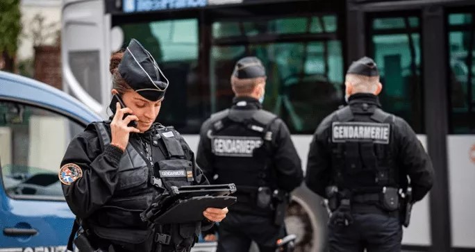 Photo of French Gendarmeries who would receive intelligence from SDAO