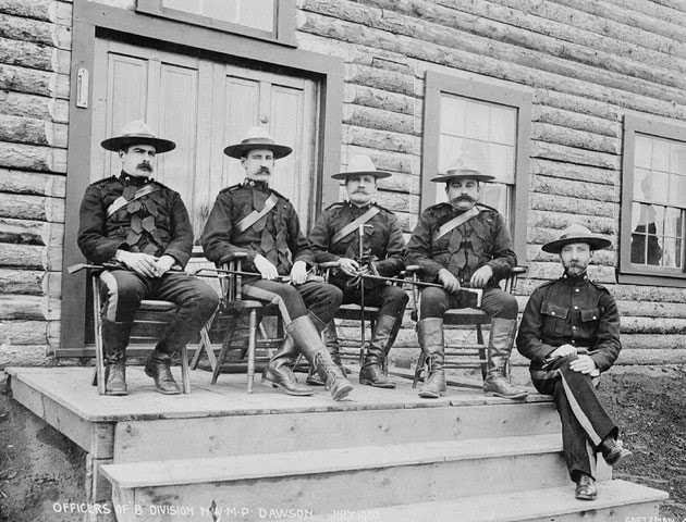 Members of the RNWMP in Yukon 1900
