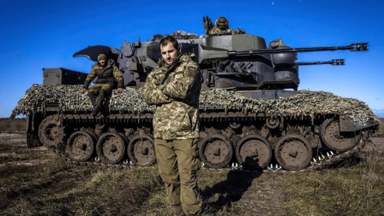 The German Self-Propelled Anti-Aircraft gun Flakpanzer Gepard (SPAAG) was recently donated to Ukraine in their defence against Russia.