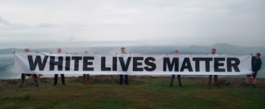UK-based Patriotic activists in the Pentland Hills, Scotland