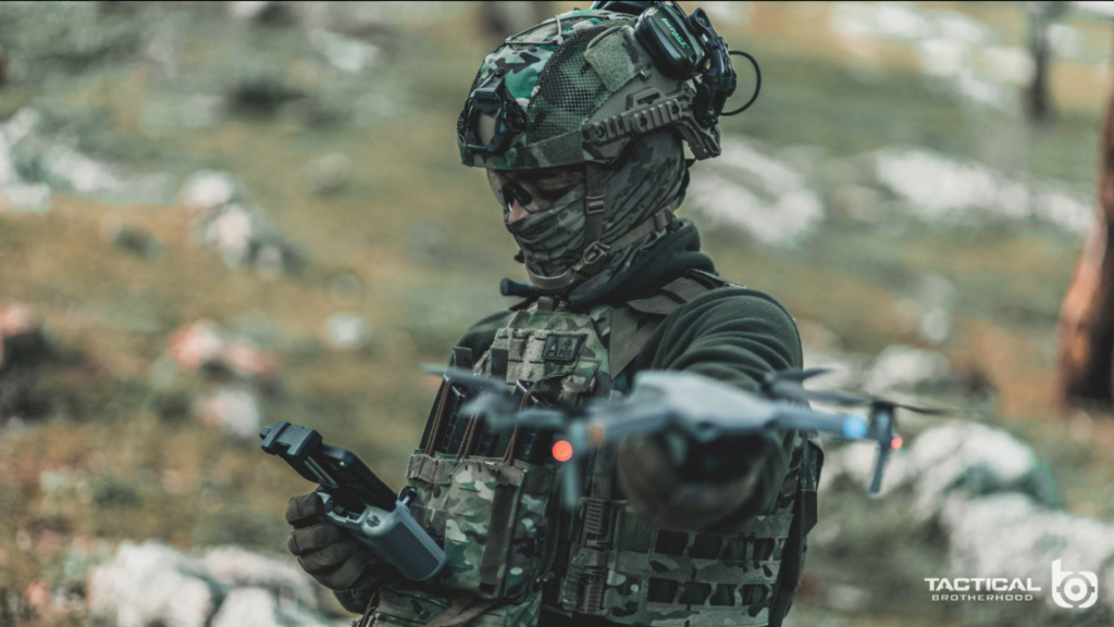 Small drone in use with a Xhemati Alban fighter.