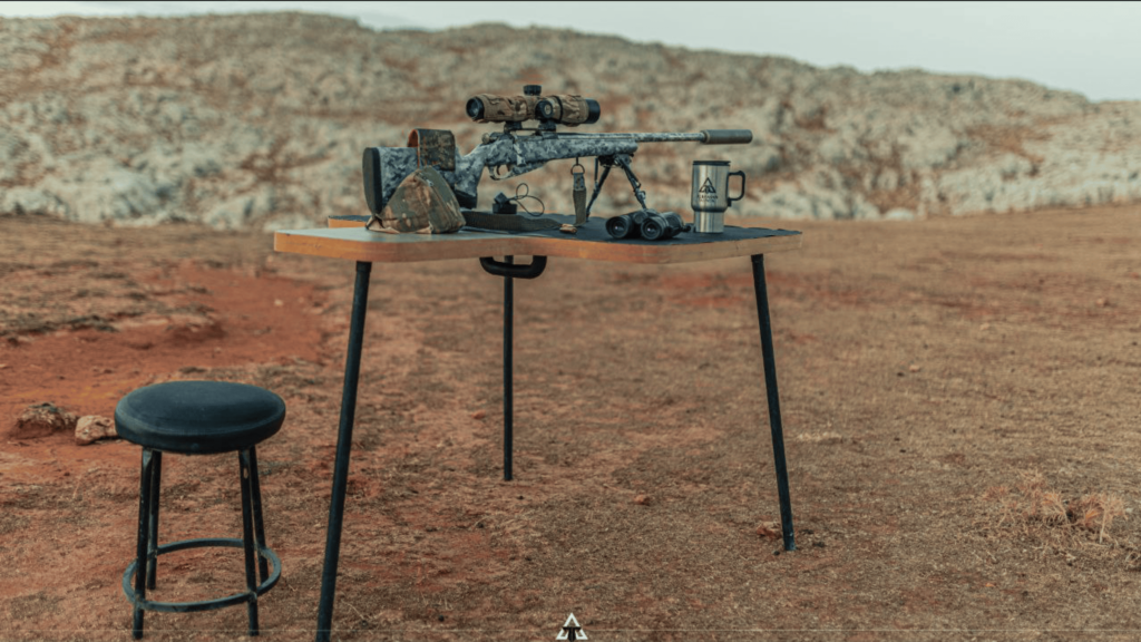 Albanian Tactical (Xhemati Alban sub-group) sniper squad set-up on the shooting range.