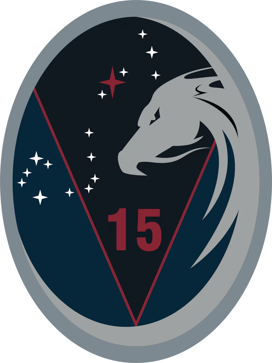 Delta 2, 15th Space Surveillance Squadron Detachment 2 insignia. The unit is found on Diego Garcia.