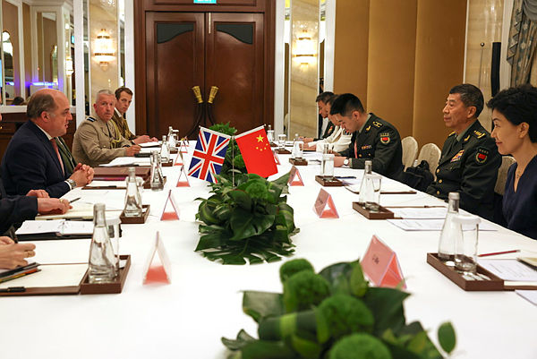 United Kingdom meeting with Chinese counter-parts about Diego Garcia.
