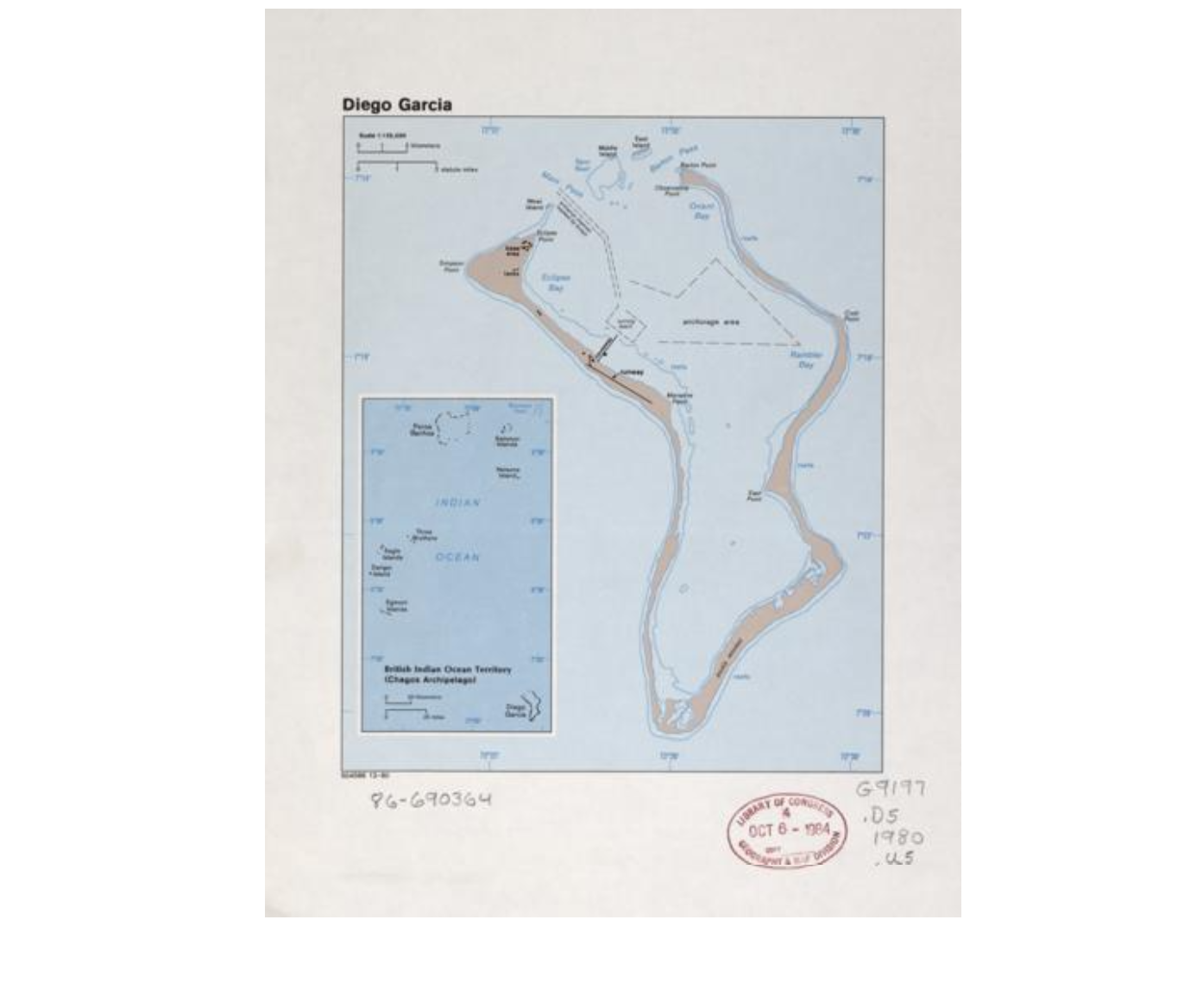 Diego Garcia Map.