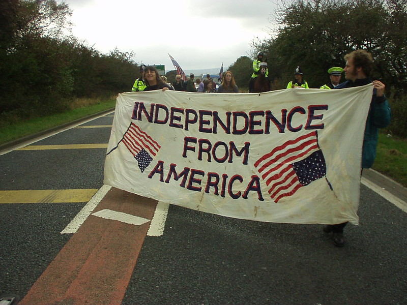 Protest at Menwith Hill