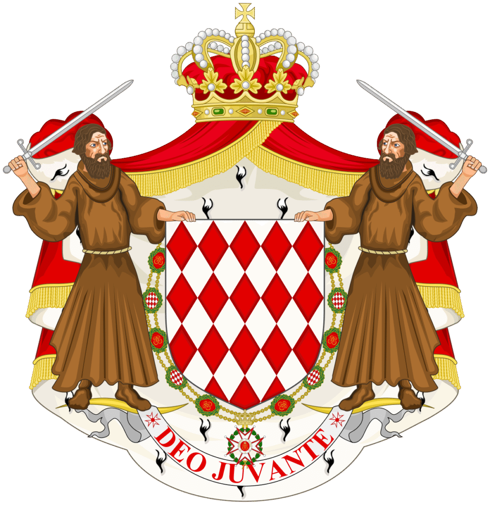 Monaco's Coat of Arms.